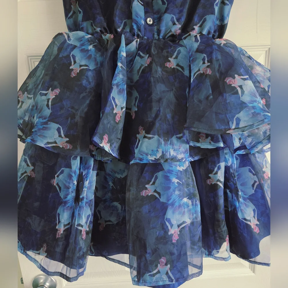 New!!! Disney ✨️ Girl's Blue Cinderella Fancy Dress Size 9/10